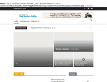 Tablet Screenshot of hajighulamhaider.com
